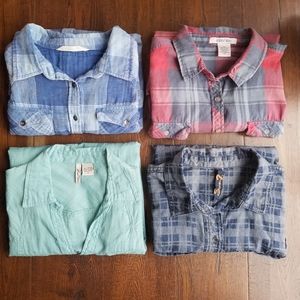 4 Button Down Shirts